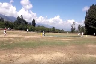 cricket tournament inauguration in kulgam