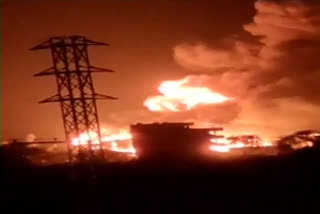 massive fire breaks out at chemical factory in telangana