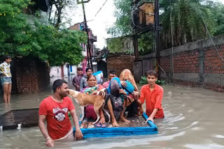 Heavy rain in ujjain