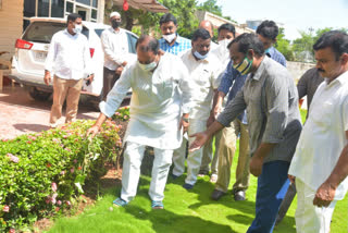 telangana forest minister indra karan reddy participated in ten hours ten minutes program