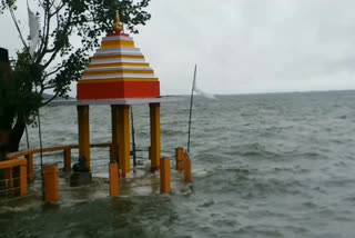 Water filled in religious places