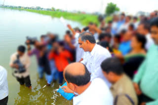 minister harish rao visited in ragavapur