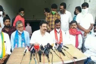 inti party president spoke on hospital seized in nalgonda