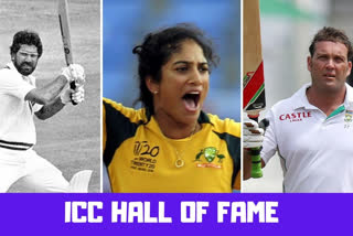 Jacques Kallis, Lisa Sthalekar, Zaheer Abbas, ICC Hall of Fame