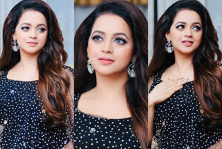 actress bhavana latest photoshoot pics  കറുപ്പില്‍ സുന്ദരിയായി ഭാവന  നടി ഭാവന  ബജ്റംഗി 2വിന്‍റെ ടീസര്‍  actress bhavana latest photoshoot