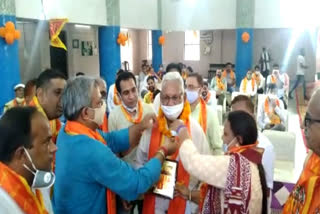 Honor ceremony held in Madipur to honor karsevaks