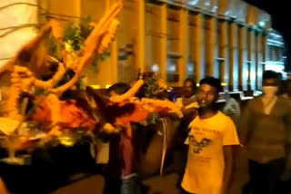 langur funeral procession