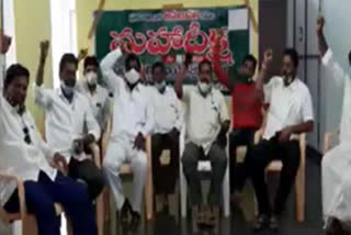 TDP leaders held a mahadeeksh in Rayadurg,