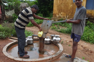 378 hand pumps chlorination in bijapur