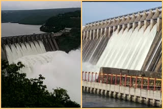 flood flow to nagarjuna, srisailam projects