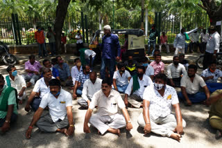 Farmers Union protest against police officers