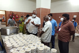 Government Whip Chevireddy conducts surprise inspection at Kovid Center