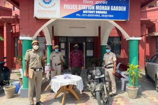 accused of firing incident arrested in mohan garden