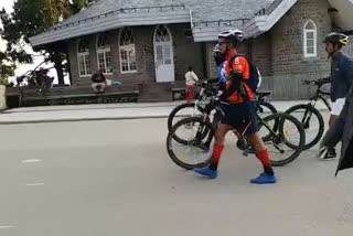 Cycle and bike will be rented in Shimla