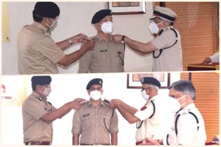 Promotion ceremonies organized at  CISF Delhi headquarter