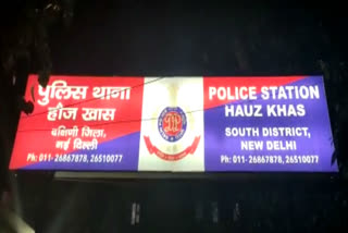 Raid in a restaurant in Hauz Khas village at delhi