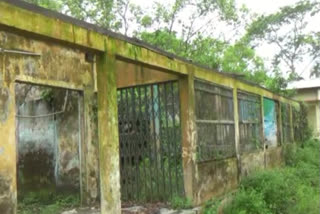 Dilapidated Gaurisagar Chericulture Office