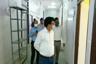 nuh Civil surgeon js punia inspected hospital repair work