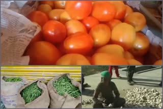 Farmers getting good price for tomatoes and garlic in paonta Sahib