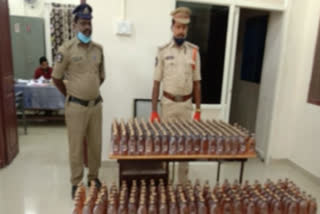 police seized illegal liquor