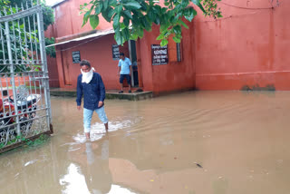 Artificial flooding in Boudh due to light rains