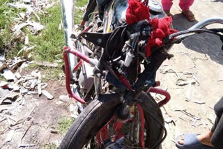سریگفوارہ میں ایک موٹر سائیکل سوار حادثے کا شکار