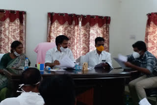 mla participated in muncipality meeting in nagarkarnool district