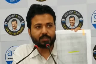 aap leader durgesh pathak allegations on BJP ruled MCD