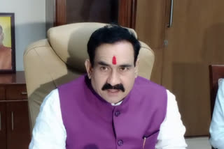 State Home Minister Narottam Mishra