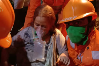 Raigad Building collapse old woman survives 26 hours under debris