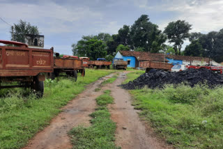 8 vehicles seized  for transporting illegal sand