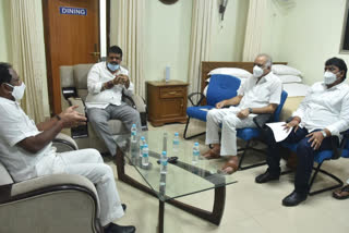 Minister Muthamsetti Srinivasa Rao conducted a constituency-wise review on development and welfare programs in Visakhapatnam.