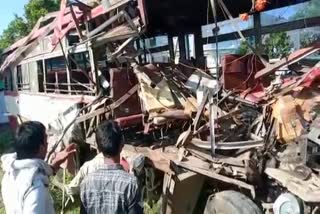 Accident between UP  Roadways buses