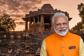 PM Modi shares video of iconic Sun Temple of Modhera on a rainy dayPM Modi shares video of iconic Sun Temple of Modhera on a rainy day