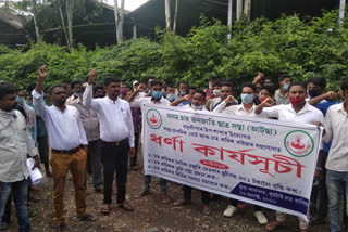 ATTSA protests at Golaghat