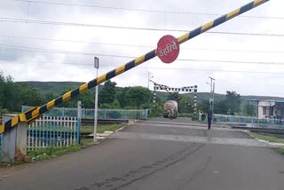 Foundation stone for overbridge at railway crossing