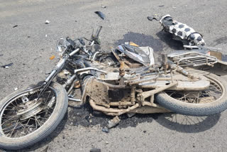 two killed in truck bike accident in nanded