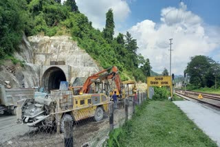 Sevak- Rongpo rail work