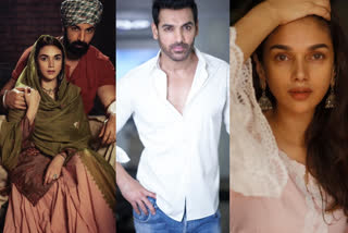 John Abraham and Aditi Rao Hydari's first look  cross-border love story  John Abraham and Aditi Rao Hydari's  John Abraham  ജോണ്‍ എബ്രഹം  അതിഥി റാവു ഹൈദരി