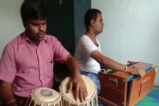 melodious music of blind brother