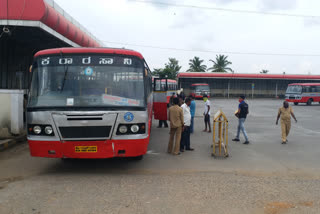 No sanitize and thermal test, No sanitize and thermal test in KSRTC bus, No sanitize and thermal test in KSRTC bus news, ಸ್ಯಾನೀಟೈಸರ್ ಮತ್ತು ಥರ್ಮಲ್ ಟೆಸ್ಟ್​ಗೆ ಬ್ರೇಕ್,  ಸ್ಯಾನೀಟೈಸರ್ ಮತ್ತು ಥರ್ಮಲ್ ಟೆಸ್ಟ್​ಗೆ ಕೆಎಸ್​ಆರ್​​ಟಿಸಿ ಬ್ರೇಕ್, ಸ್ಯಾನೀಟೈಸರ್ ಮತ್ತು ಥರ್ಮಲ್ ಟೆಸ್ಟ್​ಗೆ ಕೆಎಸ್​ಆರ್​​ಟಿಸಿ ಬ್ರೇಕ್ ಸುದ್ದಿ,