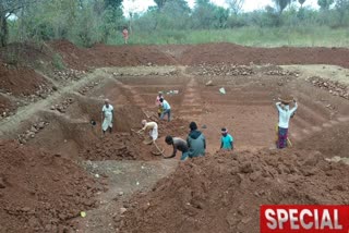 water conservation project at Bankura