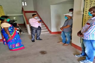 DC inspected rajnagar Block Office in seraikela