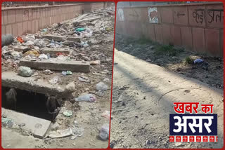 ETV Bharat impact story AAP Councilor Ashok saini take action on garbage