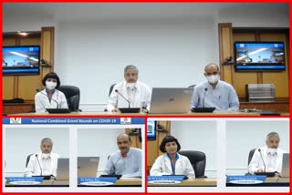 E-discussion on covid-19 and Pulmonary in the fifth season of National Grand Round at aiims