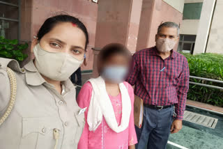 amar colony police introduced missing minor girl to her family in delhi