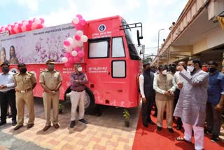 DCM Laxmana Savadi inaugurated KSRTC 'Stree Toilet'