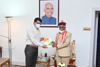 Education Minister Govind Singh Thakur meet Governor Bandaru Dattatreya