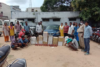 Seized of liquor smuggled from various states