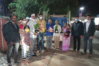 Growing of saplings by Grow Green for devotees of Ganesha